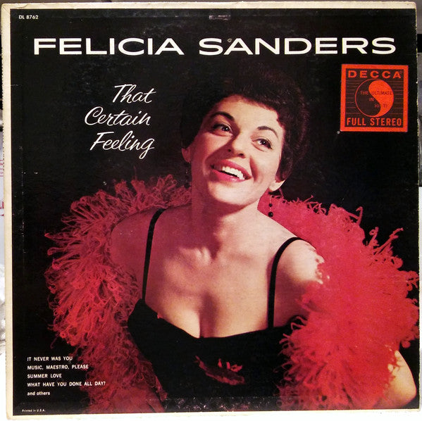 That Certain Feeling